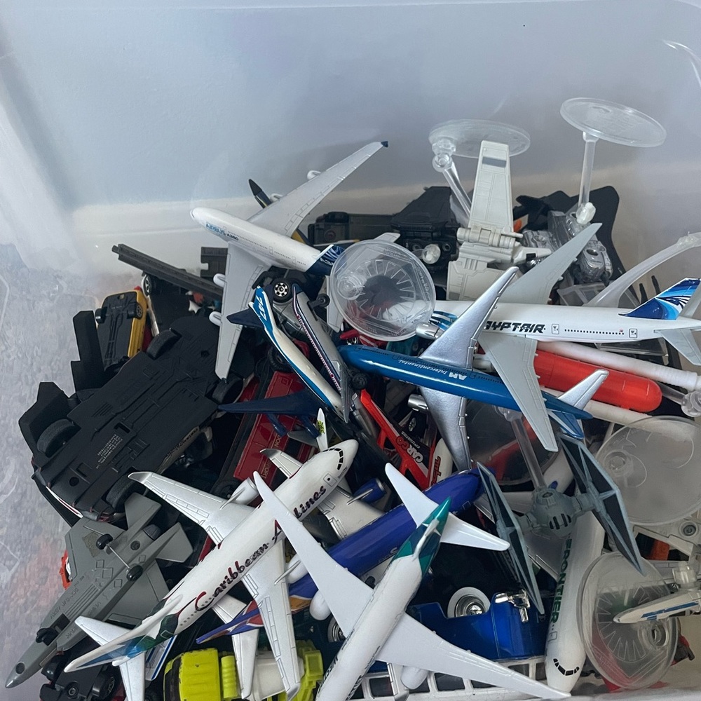 Car, planes, star wars model toys